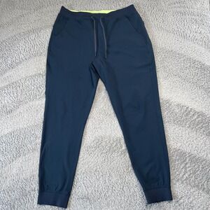Birddogs Mens XXL Navy Blue Lined Jogger Pants Athletic Performance Athleisure